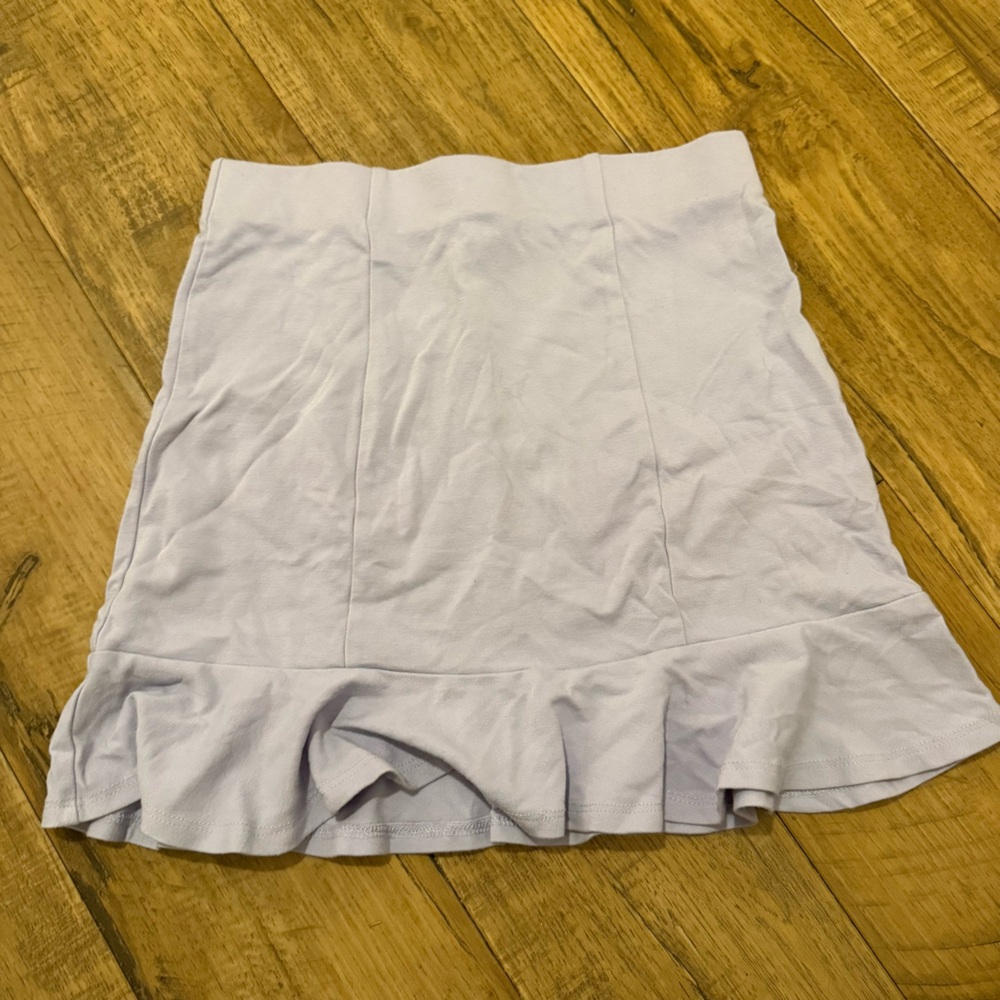 Light Purple Mini Skirt